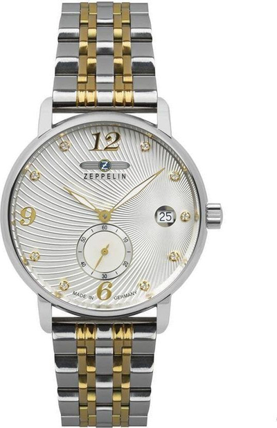 Ora damesh Zeppelin Luna 8631M-5, quartz, 36mm, argjend