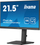 Monitor Iiyama ProLite XUB2293HSU B7, 21.5", Full HD, i zi