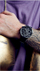 Orë dore për meshkuj Swatch Big Bold, e zezë
