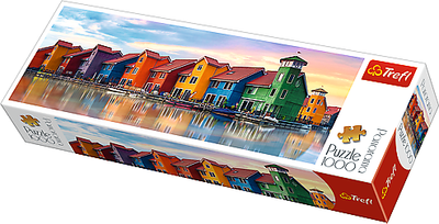 Puzzle panoramike Trefl Groningen, 1000 copa, shumëngjyrësh