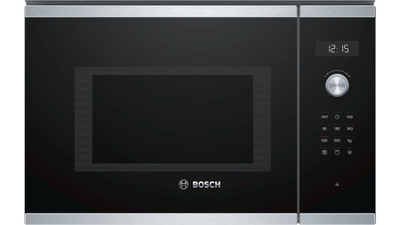 Furrë me mikrovalë e integruar Bosch BEL554MS0, 25L, 900W, inox