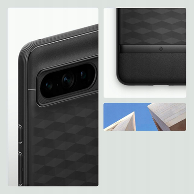 Mbulesë telefoni Spigen Caseology Parallax, Google Pixel 8 Pro, matte black