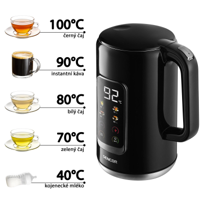 Vlues Uji Sencor SWK 0951BK, 1.7l 2200W, e zezë