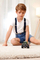 Lodër traktor Dickie Toys Fendt Monster, me fërkim, 9 cm, jeshil
