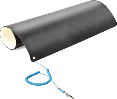 Tapet antistatik StarTech.com ESD, 60 x 120 cm, me kabllo tokëzimi, gri