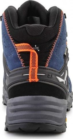 Këpucë malore Salewa Alp Trainer 2 Mid GTX për burra, me membranë Gore Tex, taban Vibram, blu