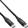 Kabllo USB C InLine Magnetic, 100W, 2m, e zezë
