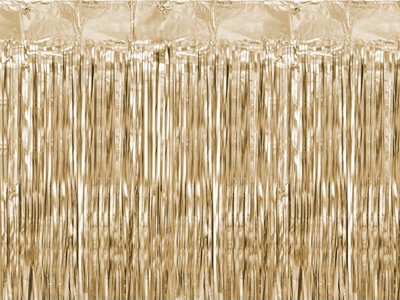 Perde dekorative PartyDeco Golden Party, 90 x 250 cm, e artë