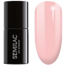 Llak gel Semilac 054 Pale Peach Glow, UV hibrid, Special Day, rozë shumë e hapur me shkëlqim