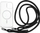 Kllëf telefoni Mobile Origin Lanyard MagSafe, iPhone 14, i tejdukshëm, me rrip qafe