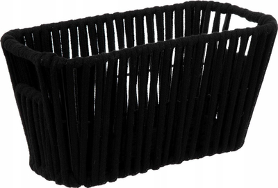 Shportë për rregullim 5five Simply Smart, 4L, metal me pambuk, e zezë