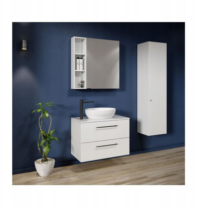 Tabaka banjoje Cersanit LARGA COUNTERTOP, 120 cm, e bardhë