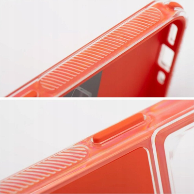Maskë Matrix për iPhone 16 Pro Max, mbrojtëse, e tejdukshme, portokalli