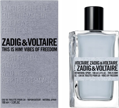 Parfum për burra Zadig & Voltaire This Is Him! Vibes of Freedom EDT, 100ml, spray