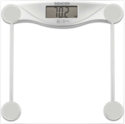 Peshore banjoje Sencor SBS 113SL, deri 150kg, ekran LCD, ngjyrë argjendi