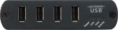 Extender USB ATEN UEH4002A, USB 2.0, 100 m, i zi e bardhë