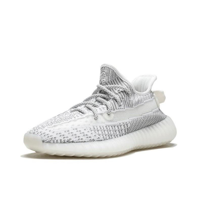 Atlete Adidas Yeezy Boost 350 V2 Static NRF, për përditshme, gri me të bardh