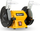 Smeril tavoline Smart SM-04-04150, 150W, gurë 150mm, gri