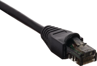 Kapak mbrojtës RJ45 Netrack, set 100 copë, i zi