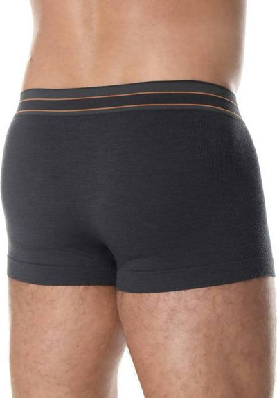 Bokserë Brubeck BX10870, lesh merino Active Wool, termikë, gri
