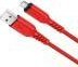 Kабел Hoco X59 USB A во Micro USB, 1 m, 2.4A, црвен