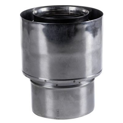 Reduktor oxhaku TURBO N Double Wall, 80/125 x 60/100, inox