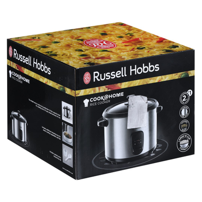 Tenxhere elektrike për oriz Russell Hobbs 19750-56, 1.8L, 700W, inox argjendi