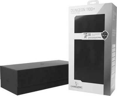 Kuti kartash Gamegenic Dungeon 1100 Plus Convertible, kapacitet i madh, e zezë
