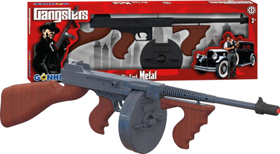 Pistoletë lodër Gonher Gangster, metal, për patrona 8 fishekë