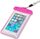 Qese universale uji për telefon PVC, 175x105 mm, me varëse, rozë