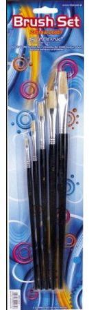 Set brusha për pikturim Starpak 577A, 5 copë.