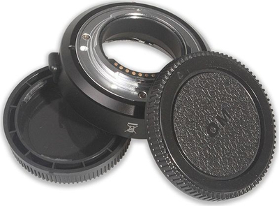 Adapter objektivi Commlite, Micro 4/3 në 4/3, autofokus, i zi