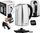 Shtekator elektrik Tefal Bronx, 1.7L, çelik inox, ngjyrë argjendi