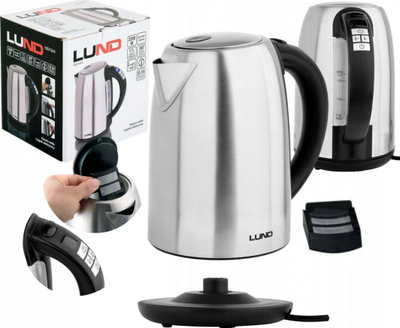 Shtekator elektrik Tefal Bronx, 1.7L, çelik inox, ngjyrë argjendi