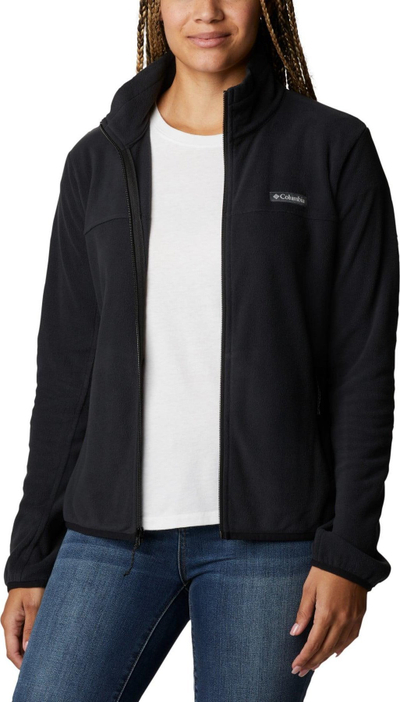Xhaketë fleece për goca Columbia Ali Peak Logo, najlon, madhësia S, e zezë