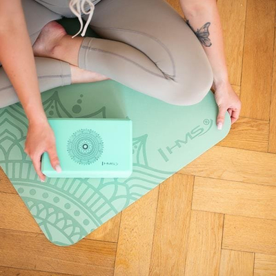 Bllok yoga HMS KJ02, kork natyral, ngjyrë kafe