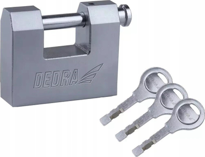 Kyc Dedra 11U142, metal, me çelës, ngjyrë metalike