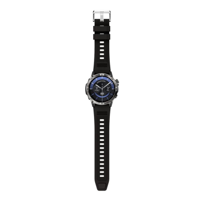 Smartwatch për burra Gravity GT46-1, ekran 1.43" AMOLED, Bluetooth, i zi