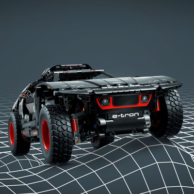 Set LEGO Technic Audi RS Q e-tron 42160, makinë gare me telekomandë, shumëngjyrësh
