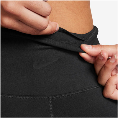Shorce sportive Nike One High Waisted Biker, bel i lartë, e zezë