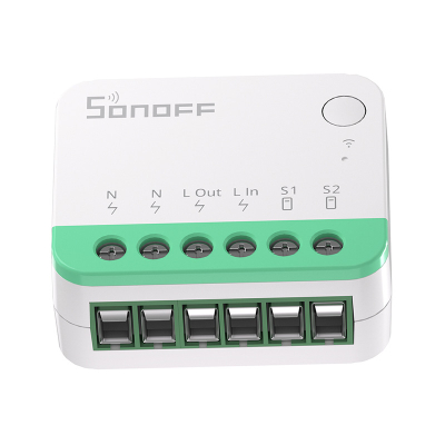 Çelës smart WiFi Sonoff MINIR4M, Matter, kontroll përmes aplikacionit, i bardhë