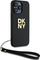 Навлака за телефон DKNY DKHCP14XPBSWSK, за iPhone 14 Pro Max 6.7", тврда навлака со ремен за рака, црна