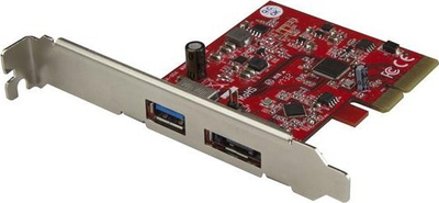 Kartë zgjerimi StarTech PCIe, 2 porta USB 3.1 10Gbps edhe eSATA