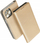 Kabullë telefoni Smart Case për Xiaomi Redmi Note 11 11S, me kapak libër, me xhepa karta, ngjyrë ari