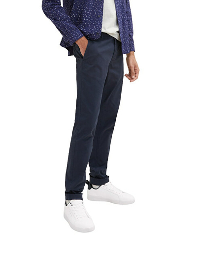 Панталони Tom Tailor Slim Fit, сини