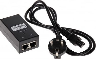 Injektor PoE Genway UBI-POE-15-8, 48V, furnizim energjie për pajisje PoE, i zi