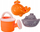 Set lodrash rere XKids, mulli i madh, lopatë dhe harkë, shumëngjyrësh