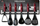 Set lugë kuzhine Berlinger Haus BH-6325, 6 copë, të zeza