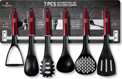 Set lugë kuzhine Berlinger Haus BH-6325, 6 copë, të zeza