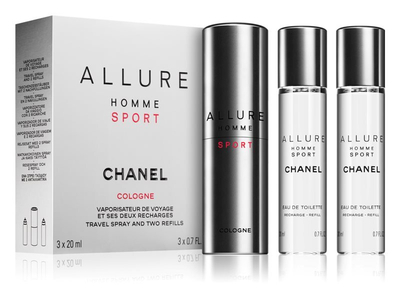 Chanel Allure Homme Sport Тоалетна вода - 3 x 20 ml